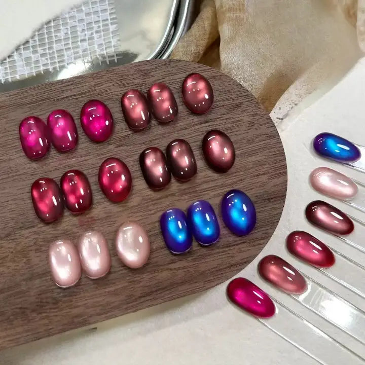 Juicy Berry Cat Eye Gel Set – 6 Shades