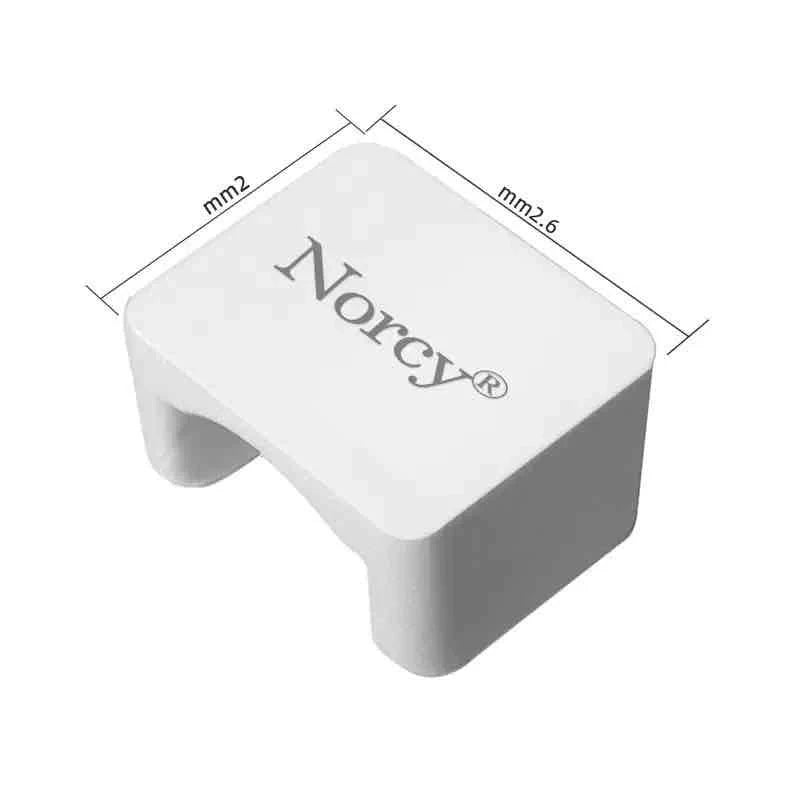 White magnetic cat eye stamper for nails, designed to create precise 3D magnetic nail designs with gel polish, acting as a nail art saver for flawless application, perfect for professional or DIY manicures, ensuring salon-quality results and enhanced creative control.
