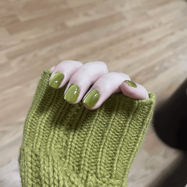 181 Green Green Cat Eye Nail Gel