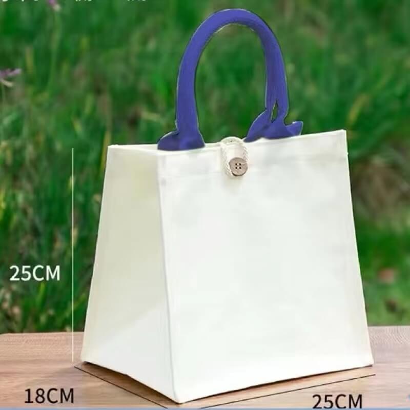 Medium Tote Bag Color Handle