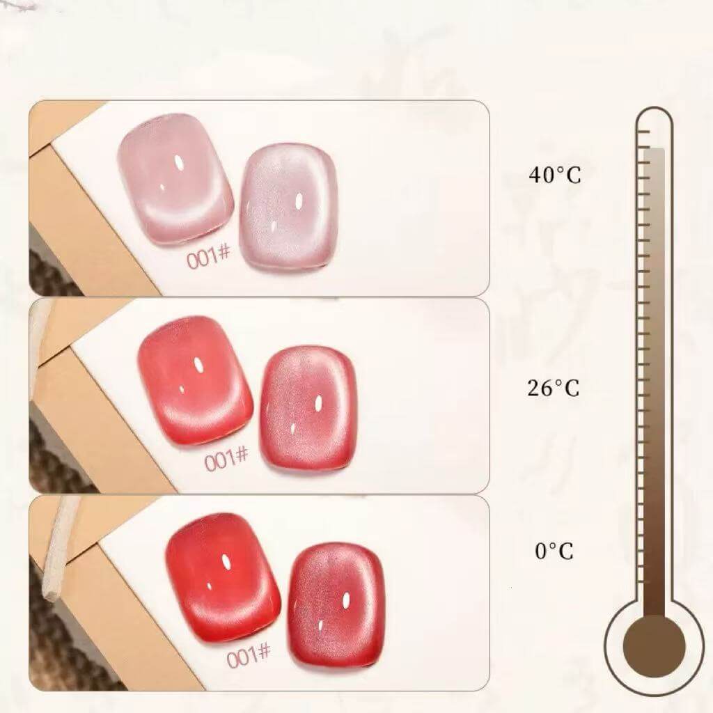 Thermal cat eye nail gel polish 16-color suit Soak Off UV/LED（HEMA/TPO FREE)