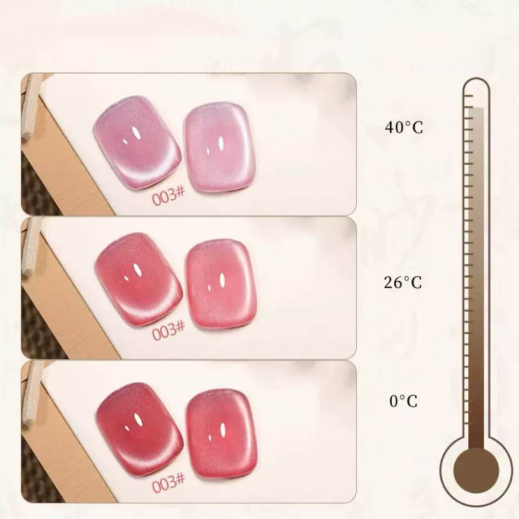 Thermal cat eye nail gel polish 16-color suit Soak Off UV/LED（HEMA/TPO FREE)