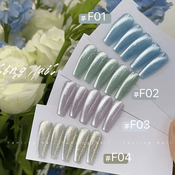 Flowers Series Cat Eye Nail Gel
