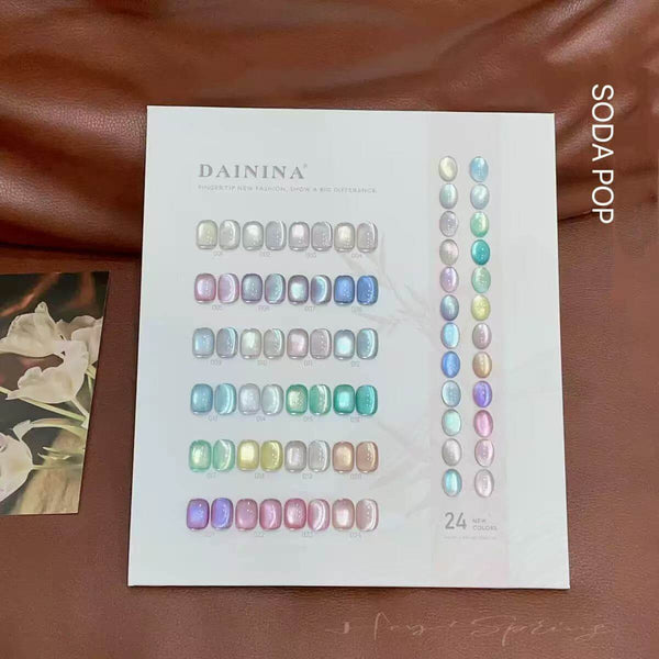 Soda Pop 24 Colors Cat Eye Nail Gel Set