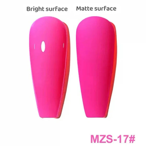 No Glitter Pink Solid Colors Set