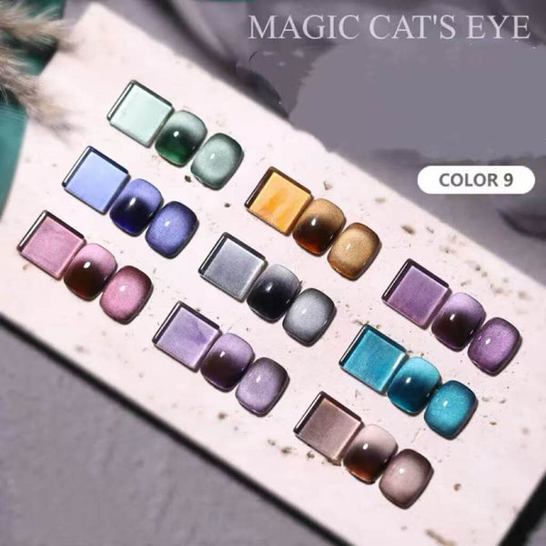 A27 MAGIC 9 Colors Matte Cat Eye Gel Set