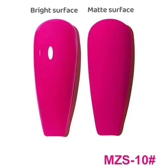 No Glitter Pink Solid Colors Set