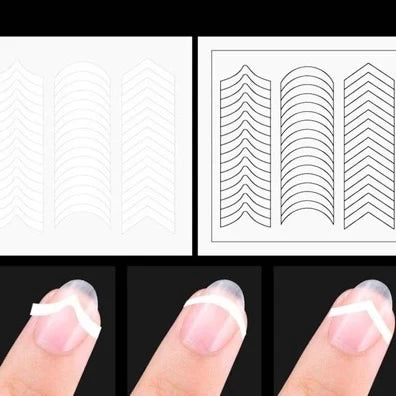 French Nail Aid Sticker