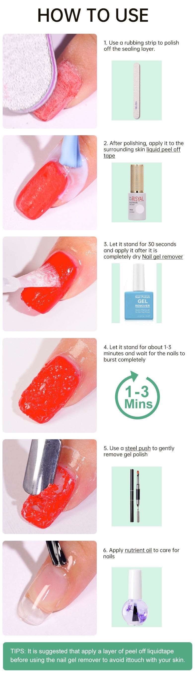 Nail Gel Remover Kit