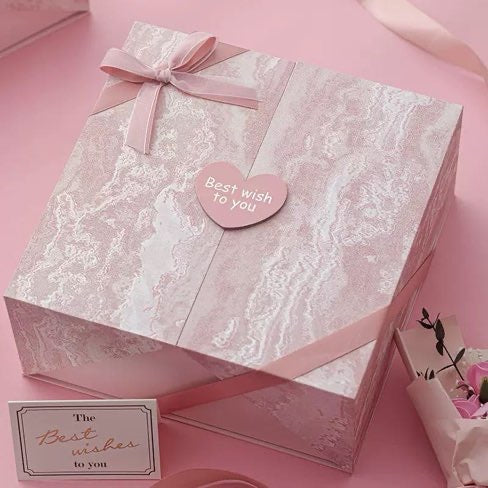 An empty gift box.