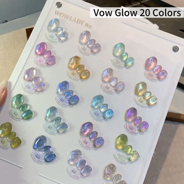 Vow Glow 20 Colors Cat Eye Gel Kit(HEMA/TPO FREE)