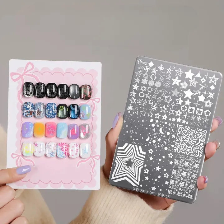 X006 Star & Moon Stamping Plate